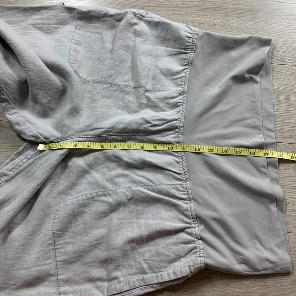 Anthropologie Hei Hei Grey Linen Wide Leg Pants - Picture 10 of 11
